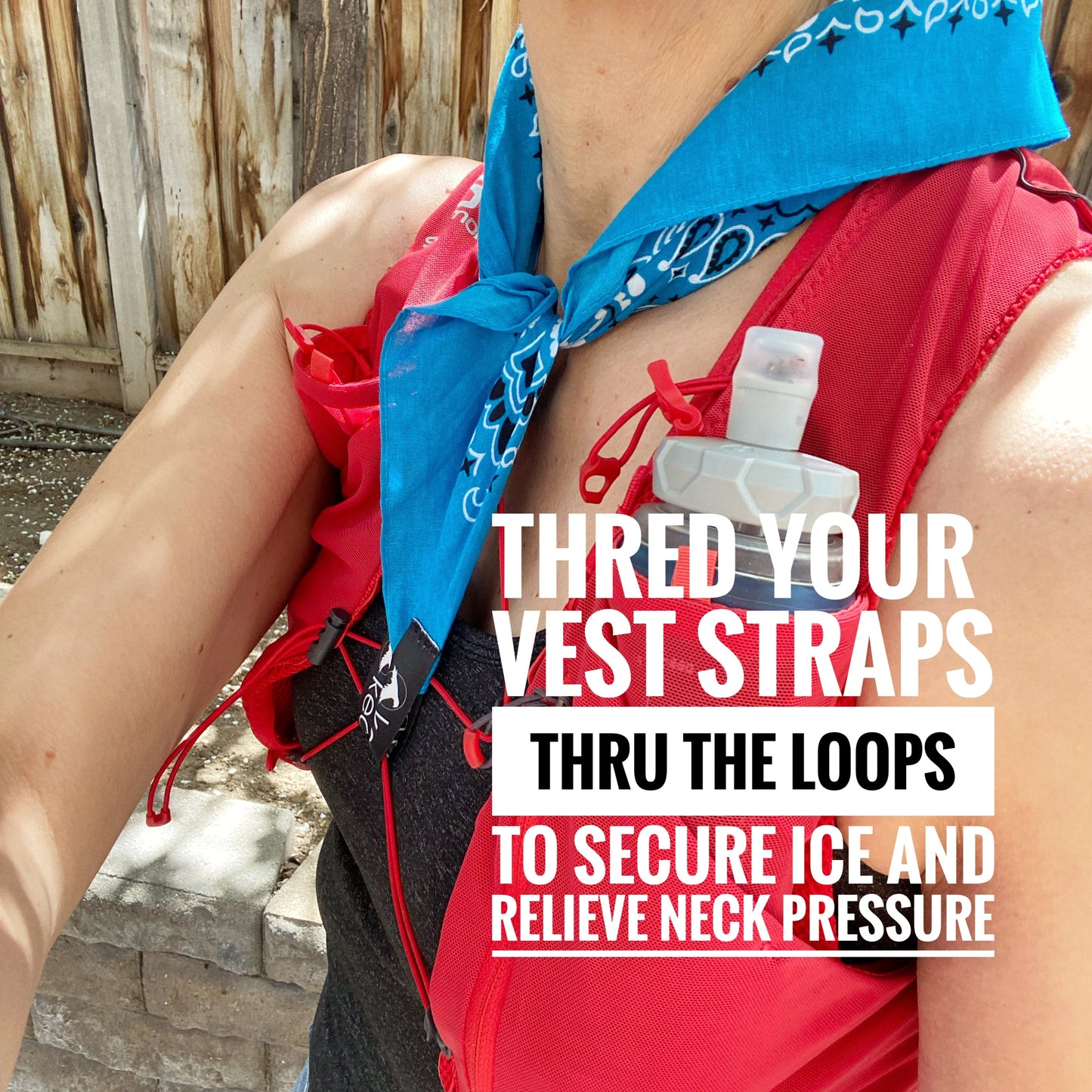 Electric Strawberry Yeti Ice Bandana