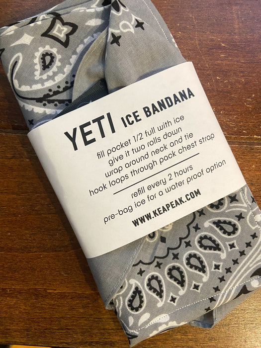 Stone Yeti Ice Bandana– Kea Peak